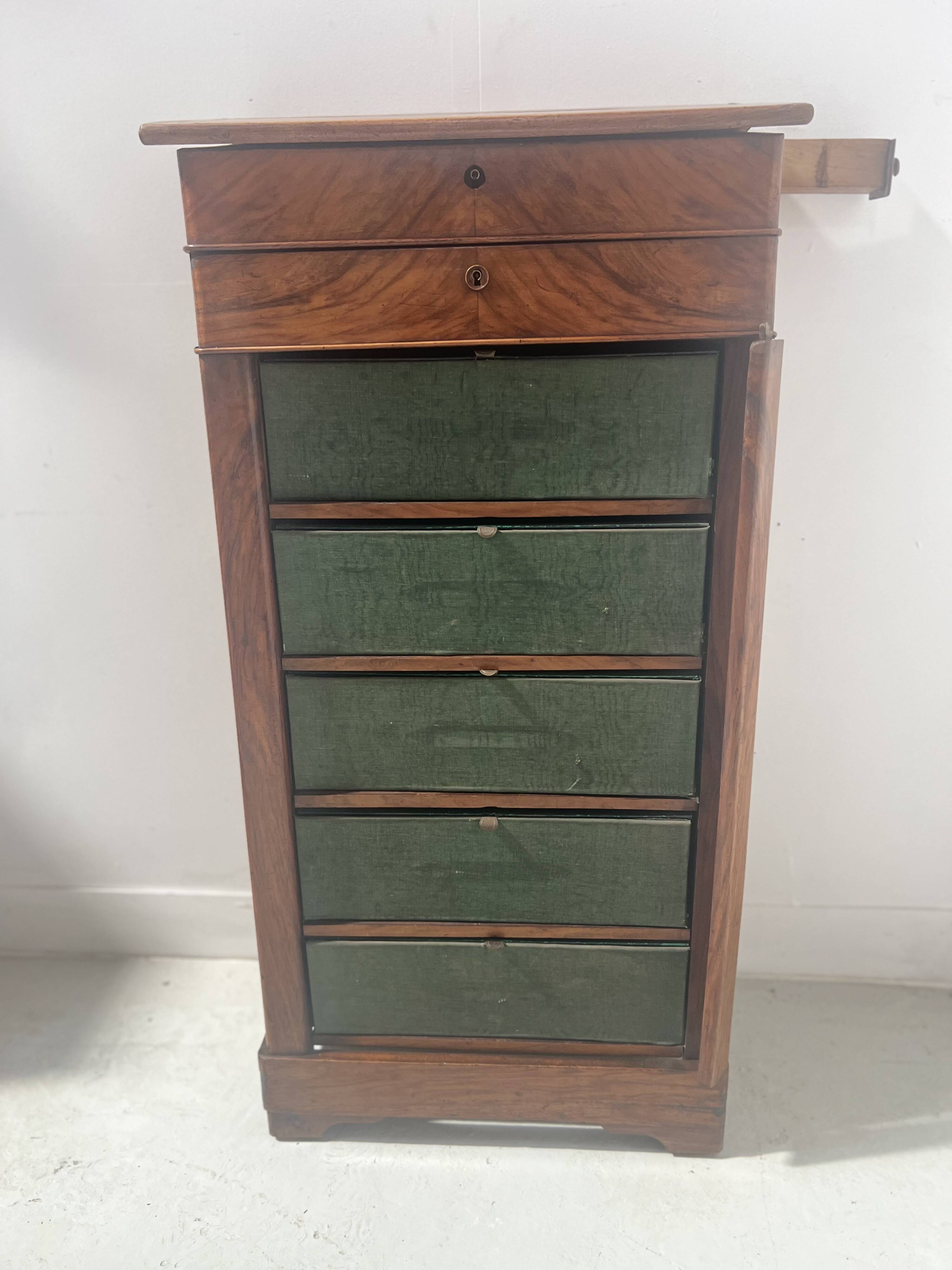 Old 19th century notary's clerk's desk
