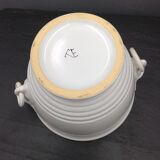 Cache pot mobile coves white white ceramic signed emile tessier malicorne