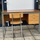 Vintage Industrial Style Office Desk and Chair