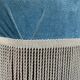 Paire de fauteuils crapaud velours bleu 1970