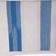 Damask tablecloth with blue and white checkers 1m60 x 1m90