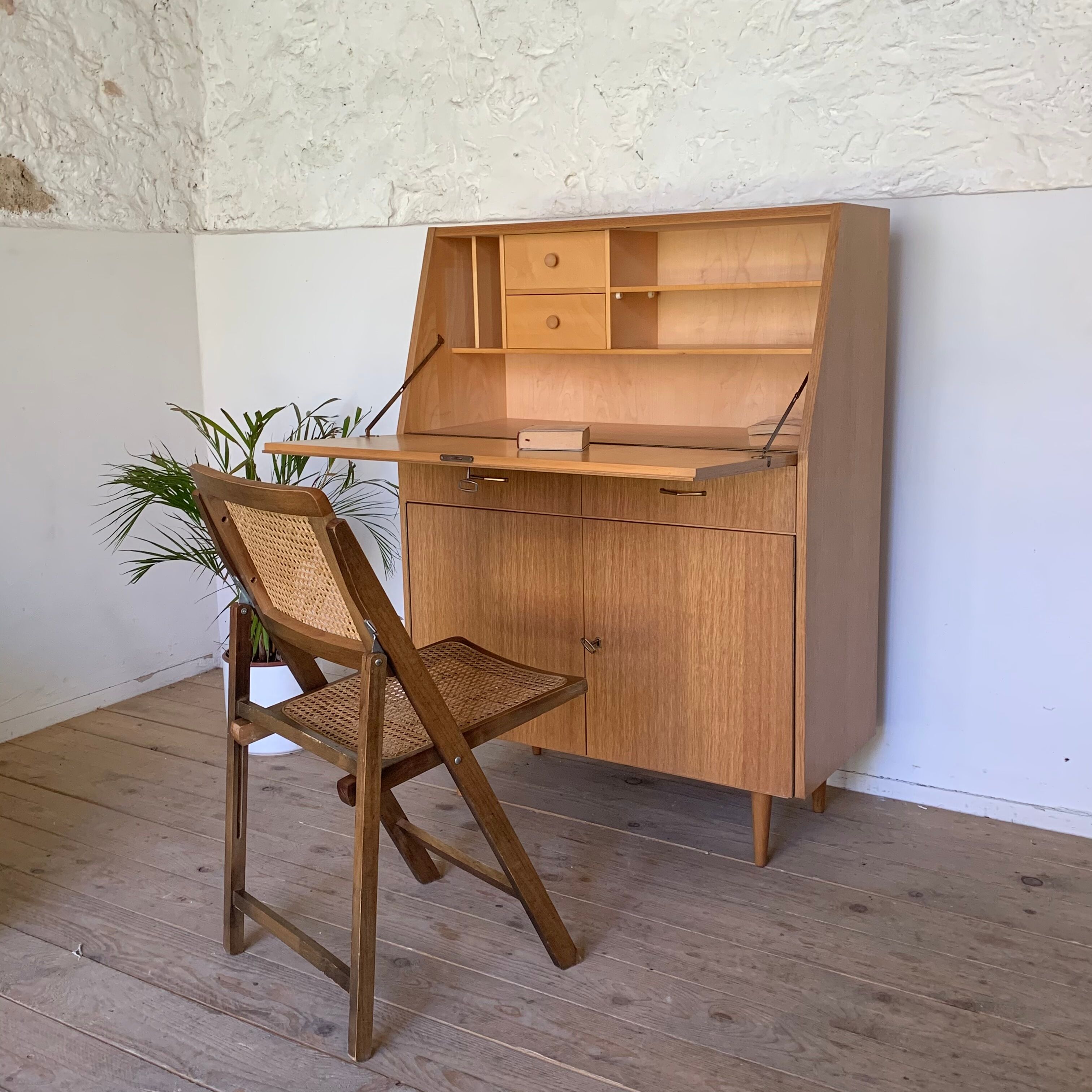 Office secretary vintage oak buffet