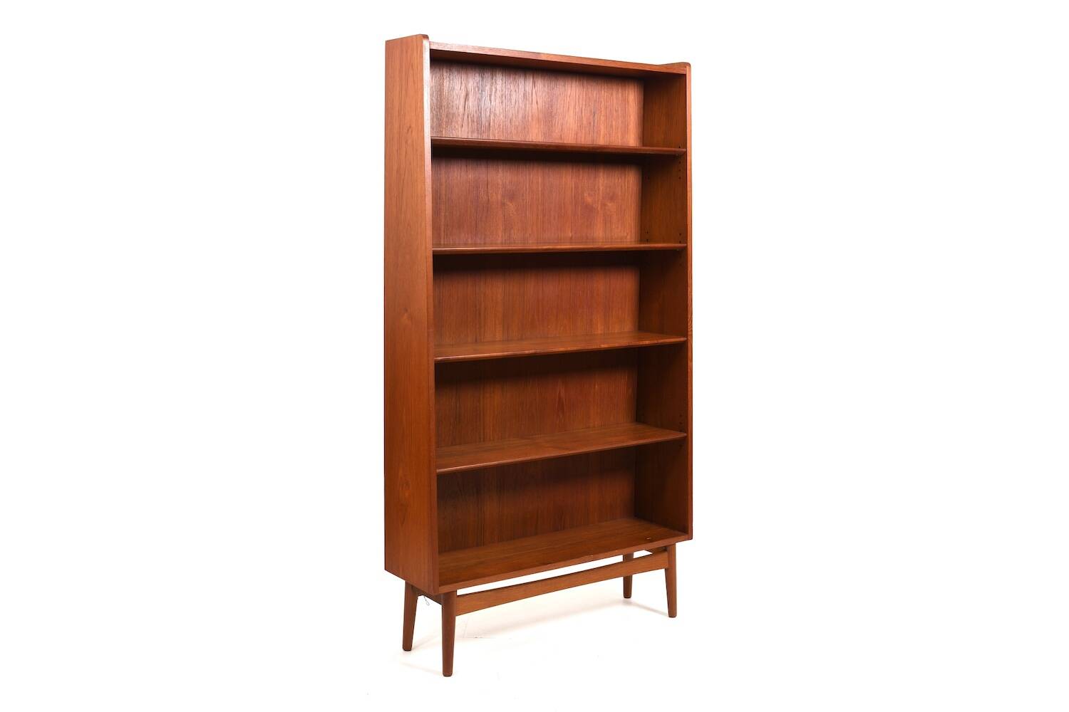 Conical Bookcase in Teak by Johannes Sorth for Nexø