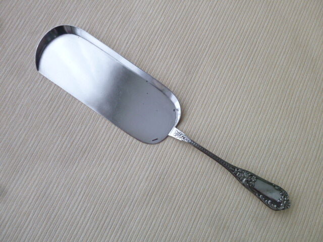 Old garbage collector XIX th silver metal Boulenger Monogrammed LM