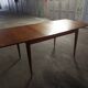 Scandinavian teak table with built-in extension