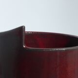 Vase 1950 en grès à col découpé