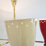 Mid century coloured chandelier, 1950s