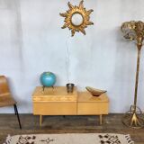 Furniture TV/hifi enfilade vintage door flap 1950 1960 retro