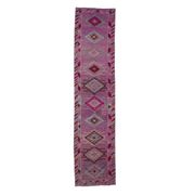1970s Turkish Oushak Handmade Runner Rug 83x358