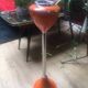 70s metal stand ashtray
