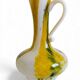 Vase en verre opalin blanc Cristallerie de Clichy, fait à la main en France