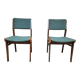Paire de chaises scandinaves en teck 1960