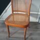 vintage thonet cane armchair chair model 811 design by josef hoffman 60s