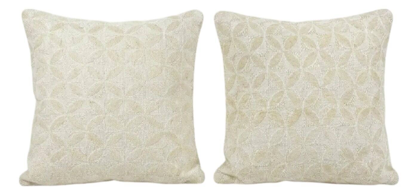 Set of 2 vintage kilim cushion covers 51x51 cm