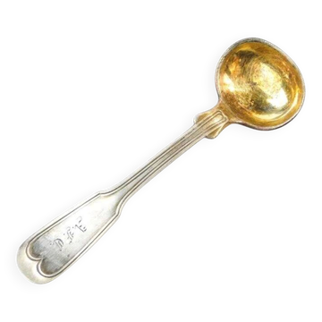 S1l salt spoon art deco