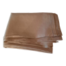Flat linen towel beige 240 × 300 cm