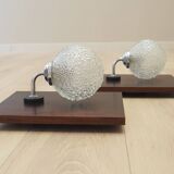 Set of two wall lamps, Danish design, 1970s, production: Denmark