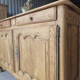 Large Louis XV style solid wood buffet, restored