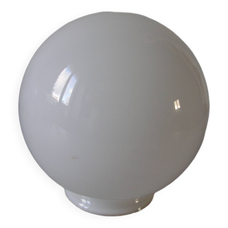 Ancien globe abat-jour boule sphère en verre de lampe lustre luminaire n°06/11B