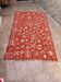 Handmade wool Berber rug – Bohemian orange Moroccan kilim