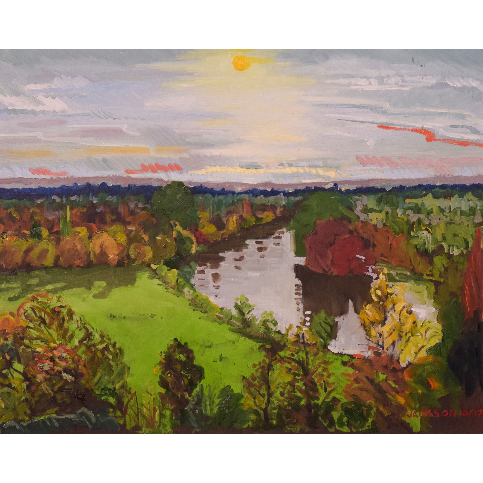 Richmond Terrace, Coucher de soleil d’automne
