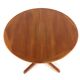 Table à manger extensible Silkeborg Round 1x - design danois en teck