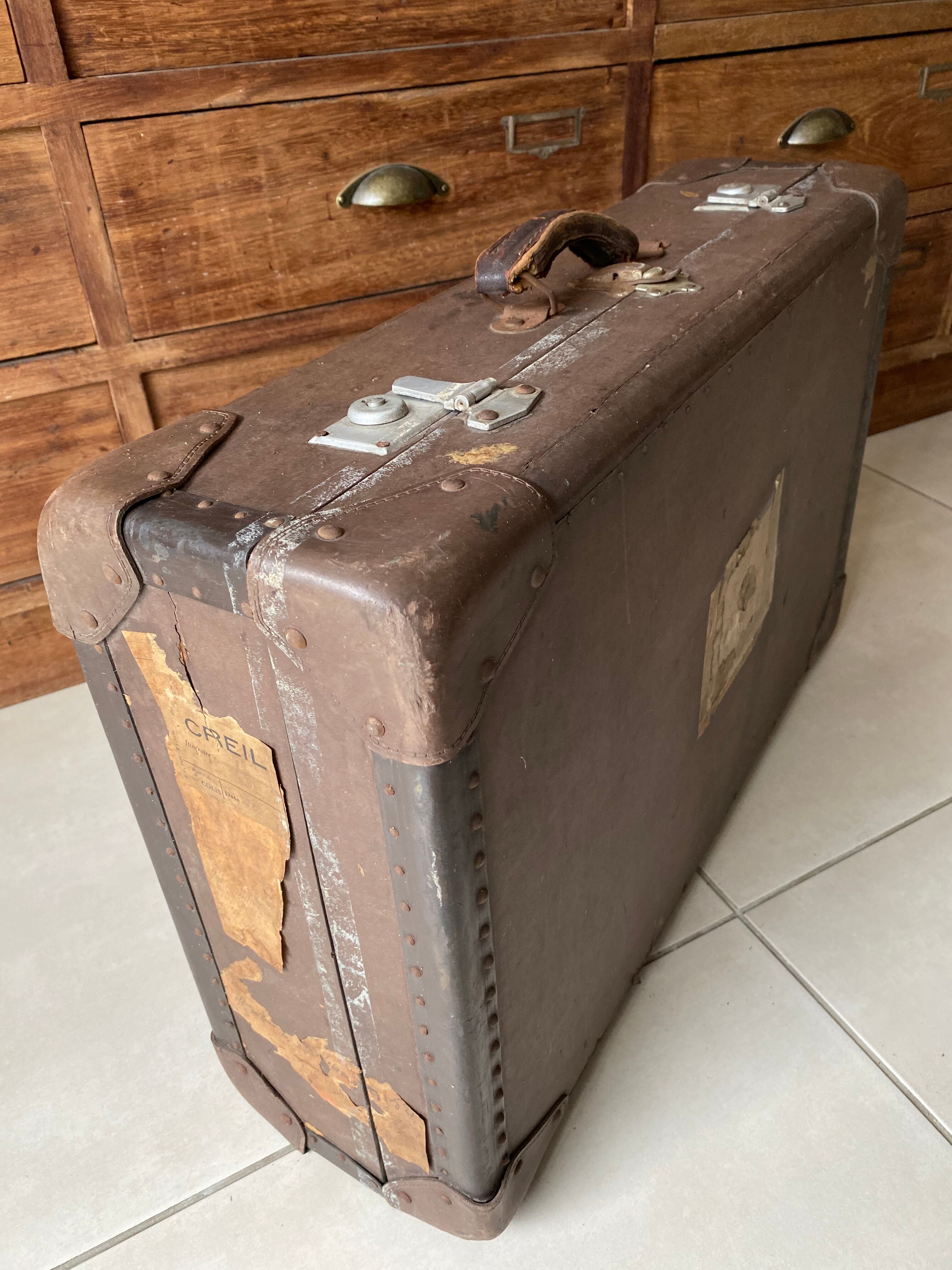 Old vintage suitcase