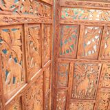 3-panel solid wood screen