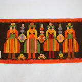 1960s Small Polish Wool Rug 132x51cm