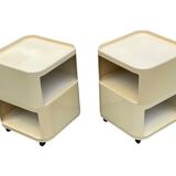 Set of Two Componibili by Anna Castelli Ferrieri for Kartell