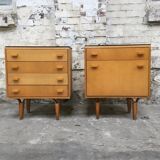Retro night tables, Czechoslovakia 1970