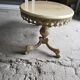 Table basse en bronze et marbre années 1960