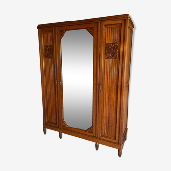 Armoire Art Déco miroir biseauté