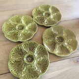 4 oyster plates