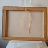 Reproduction of a painting the lady who shows the cards a little girl signed