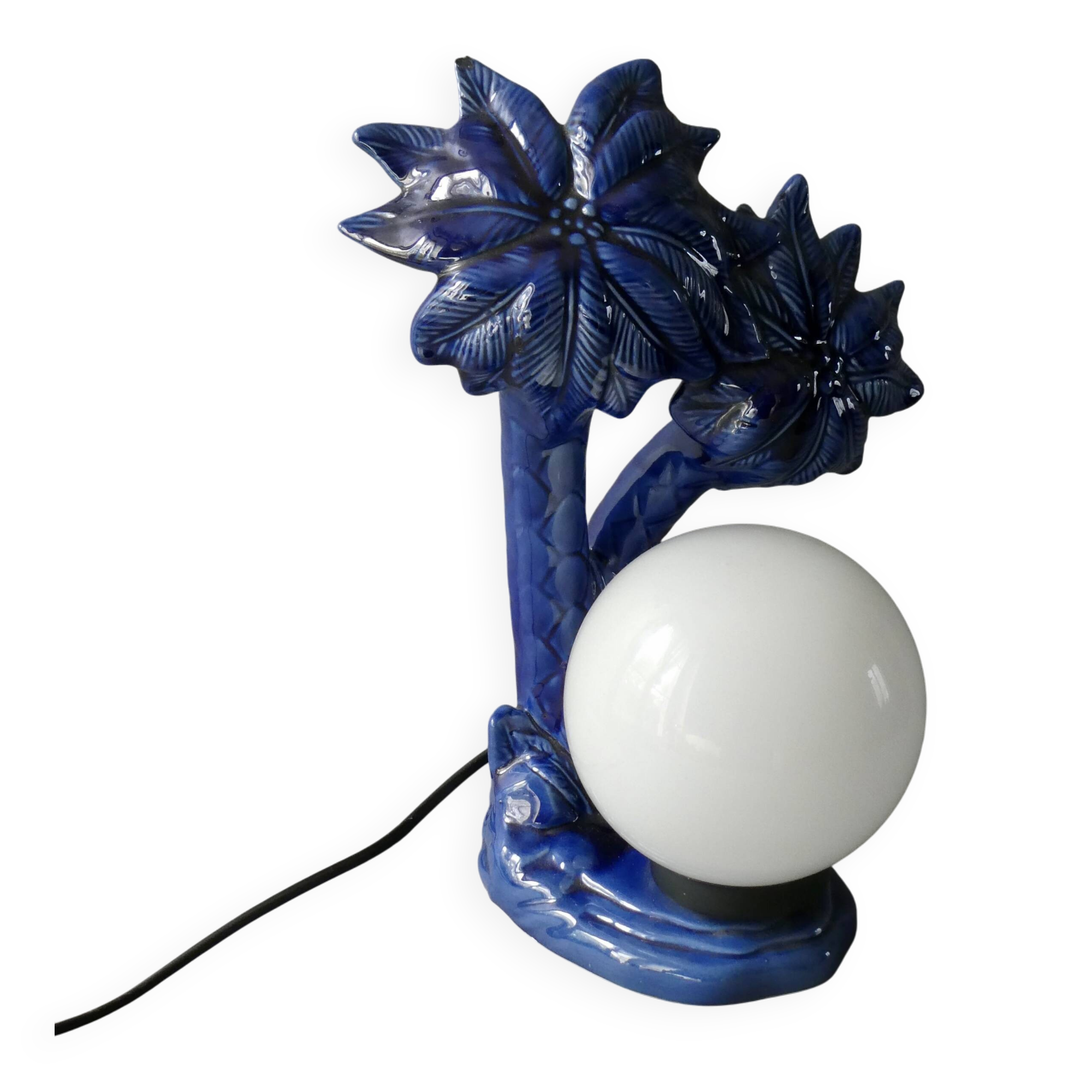 Lampe palmier maison Mathias série Los Angeles, années 80