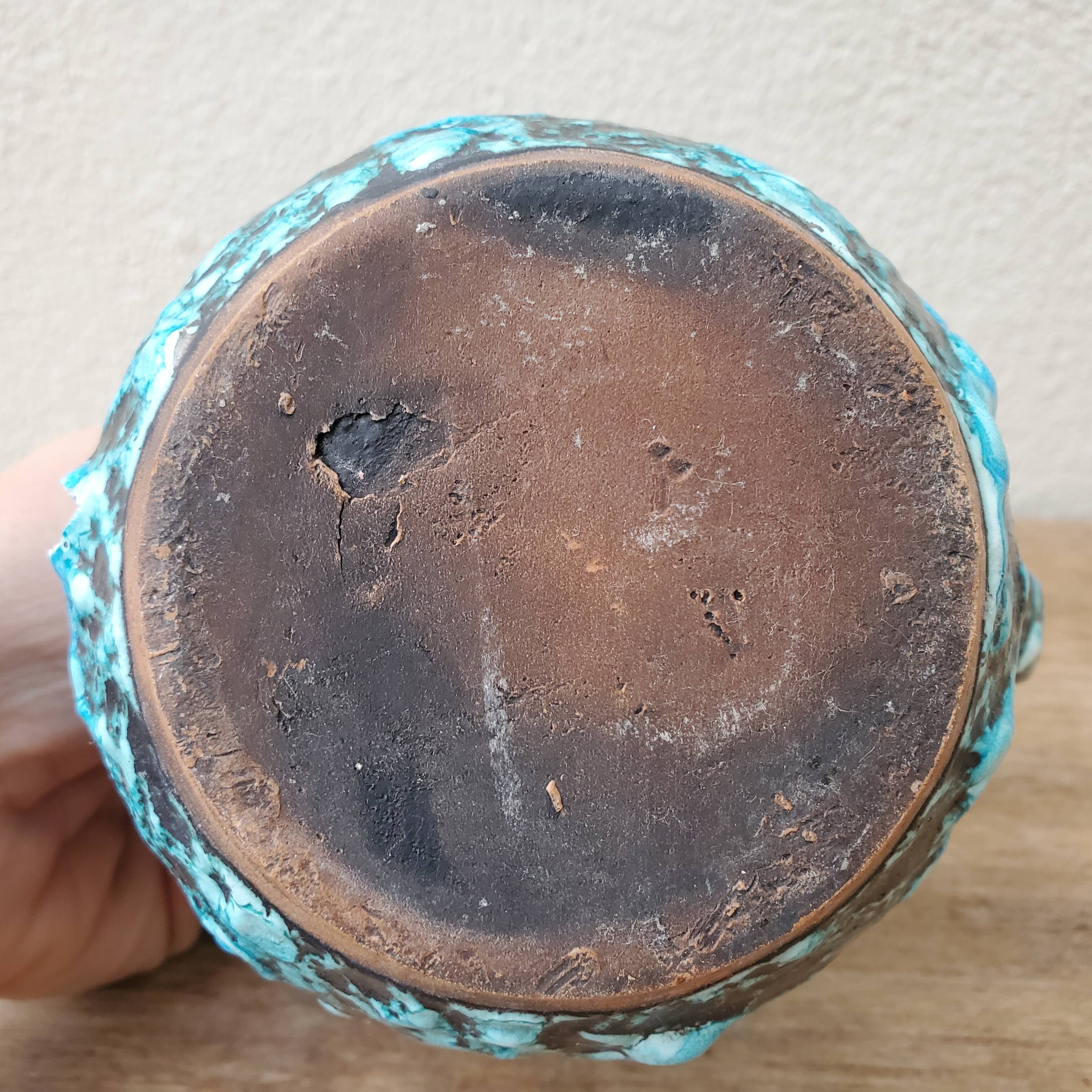 Fat Lava ceramic vase pitcher