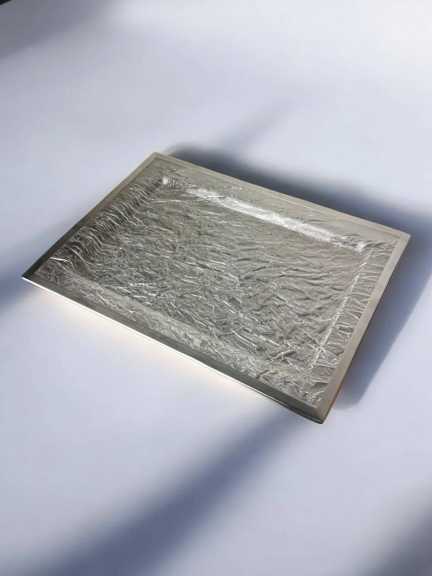 Dior style ice effect lucite tray, Italy, 1970s