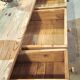 Open buffet in fir wood