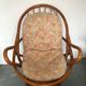 Fauteuil pivotant rotin