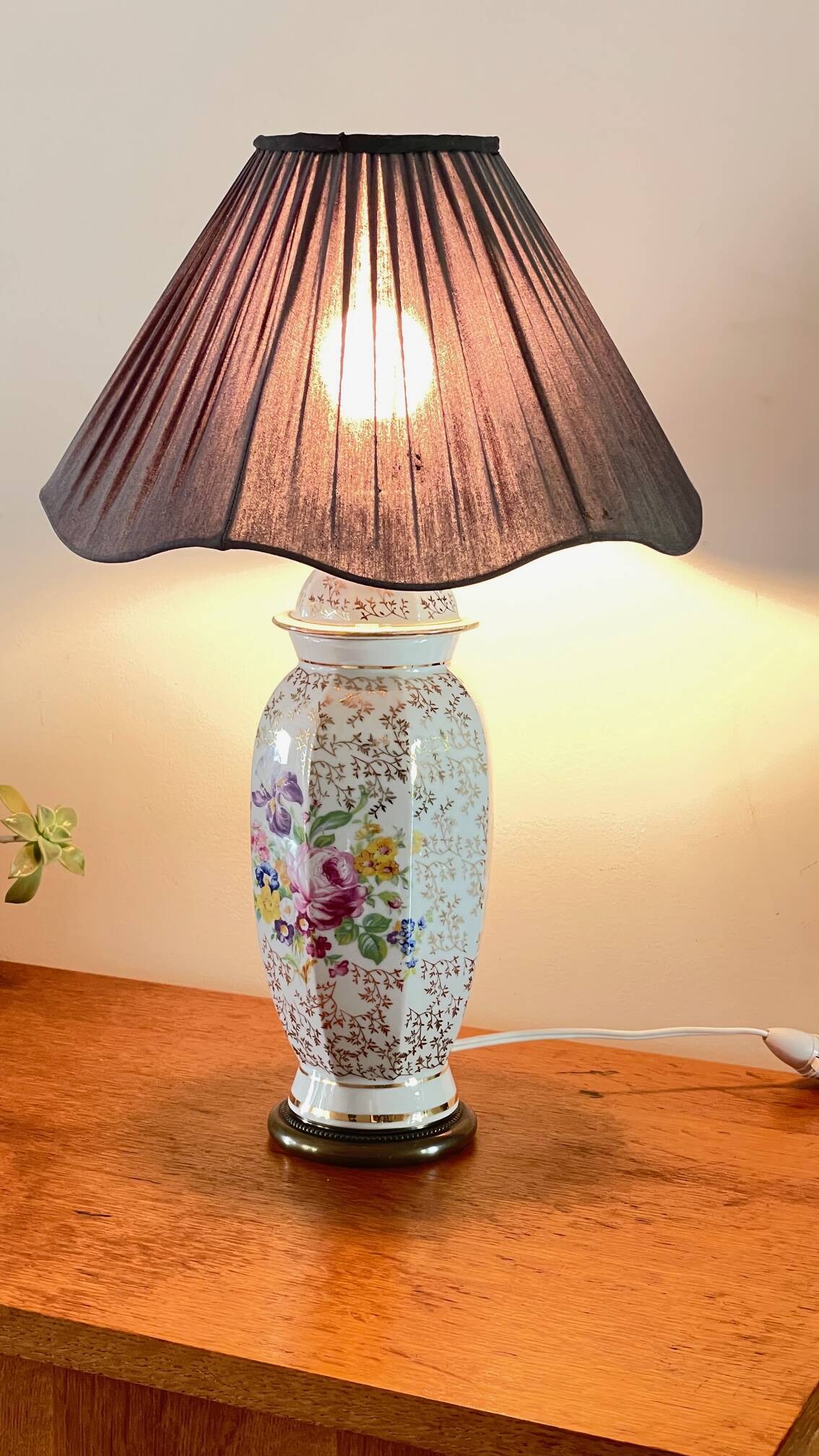 LAMP Porcelain from LIMOGES France