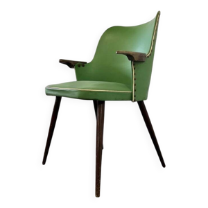 Chaise rockabilly verte