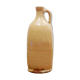 Vintage glazed terracotta bottle