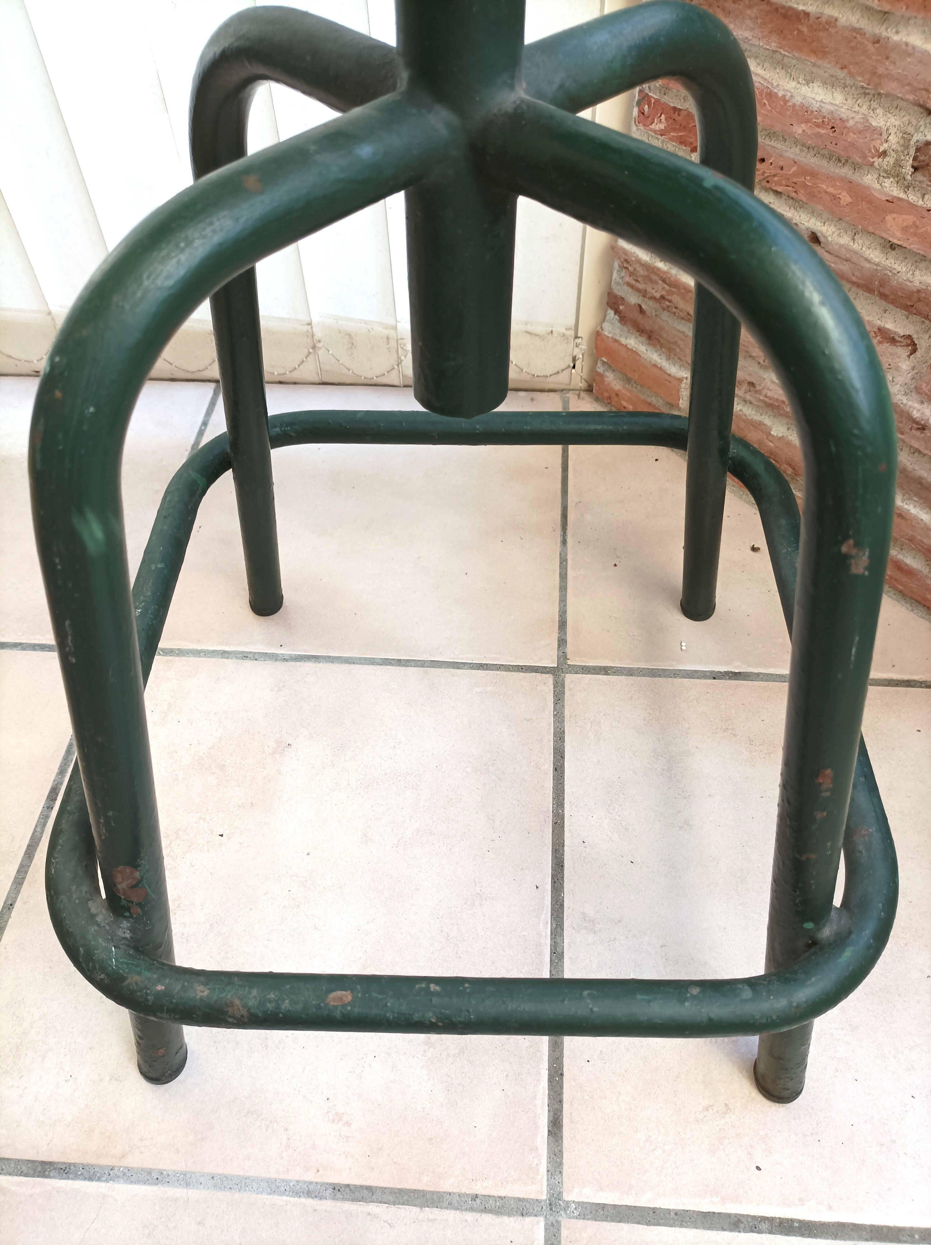 Antique industrial stool