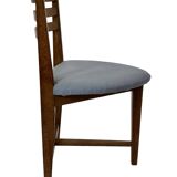 Vintage rare three-legged dining chair 1960s oak heart chair