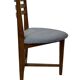 Chaise de salle à manger à trois pieds vintage rare des années 1960, chaise en chêne en forme de cœur