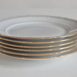 Service of 6 Limoges porcelain plates