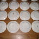 8-person St Amand tableware with Art Deco geometric patterns