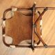 Vintage cowhide chair for children