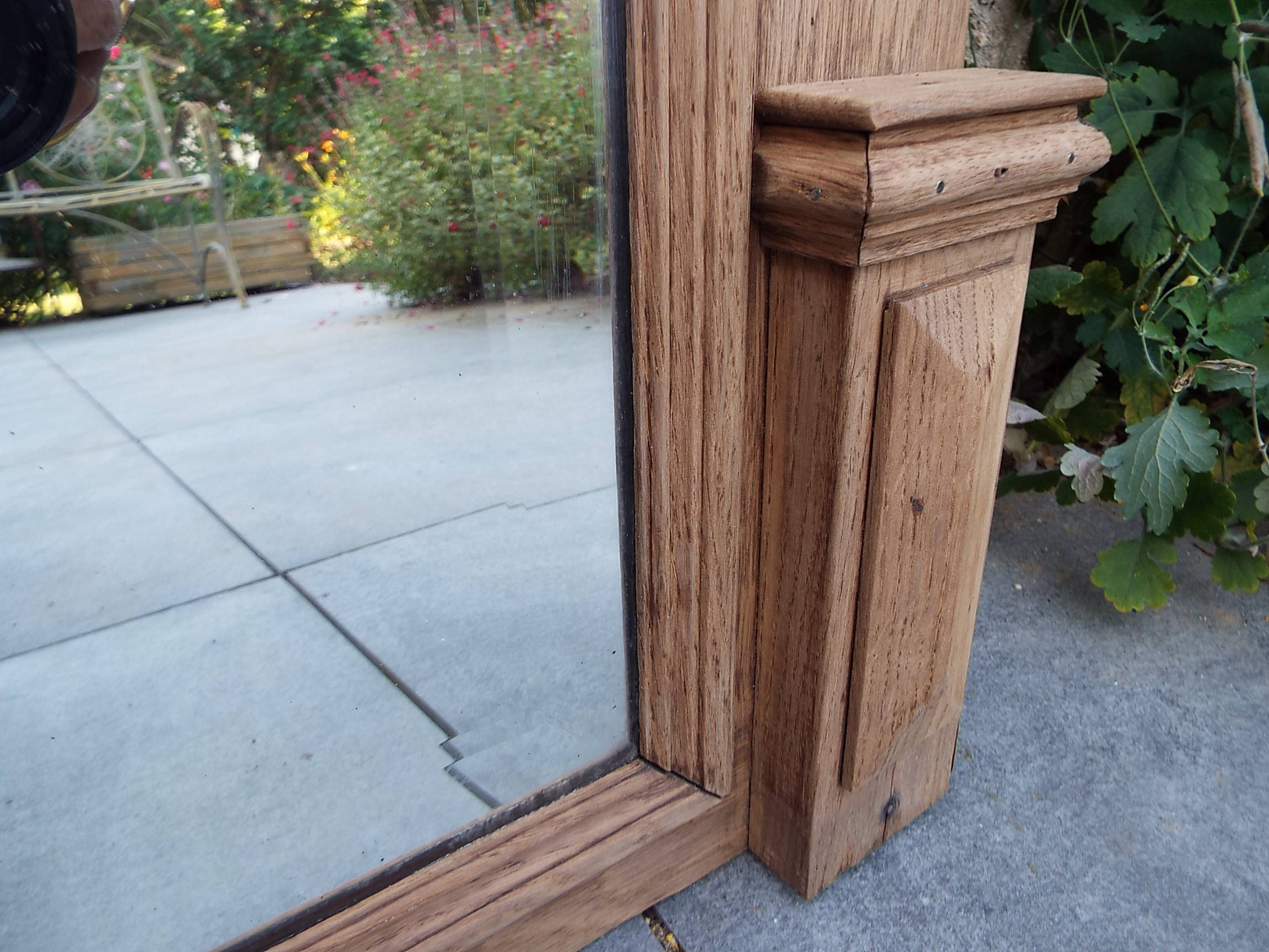 Old mirror henri ii light